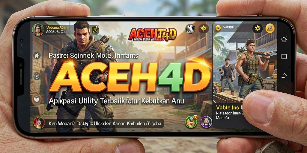 Screenshot utama ACEH4D menampilkan antarmuka aplikasi yang intuitif.