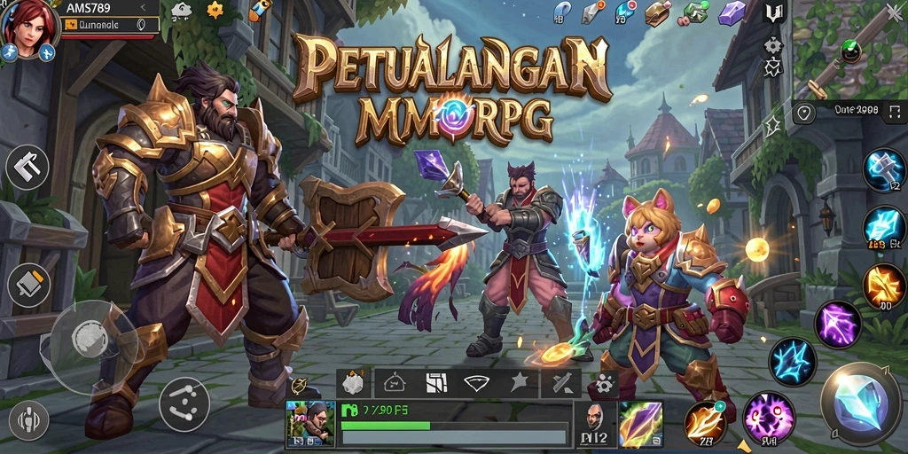 Tampilan gameplay epik di AMS789 dengan grafis yang menawan.