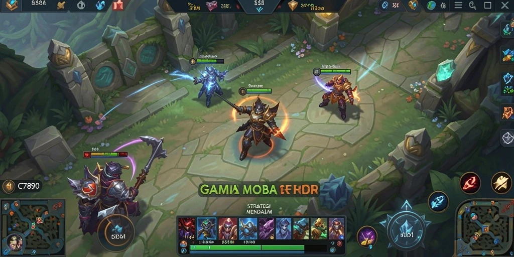 Tampilan penuh aksi dari gameplay C7890 yang mendebarkan.