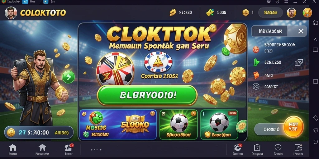 Tampilan gameplay <strong>COLOKTOTO</strong> yang seru dan interaktif saat bertaruh.