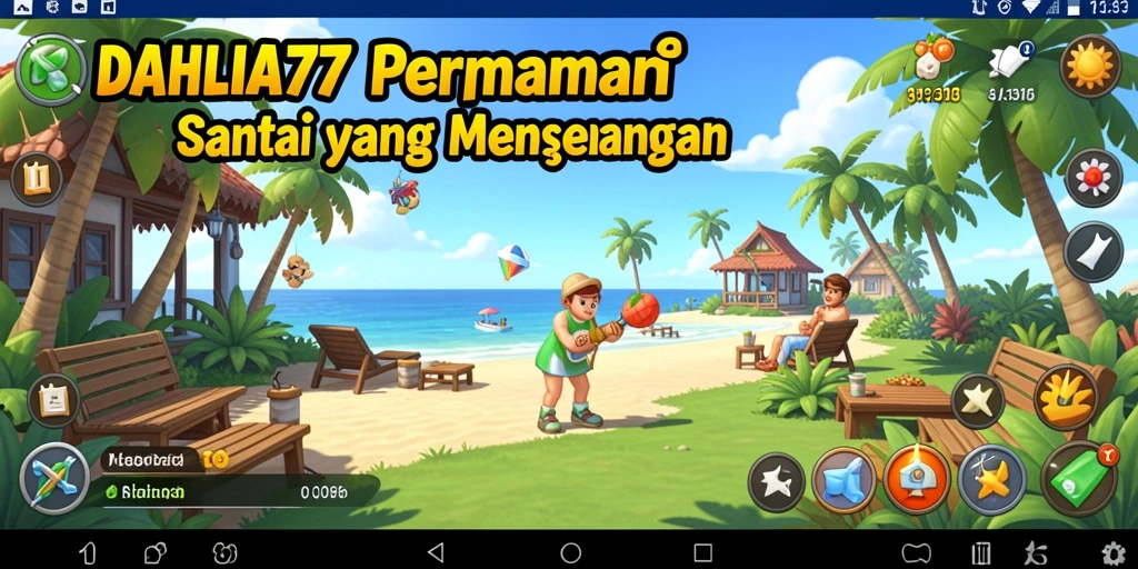 Tampilan gameplay DAHLIA77 yang penuh warna dan interaktif.