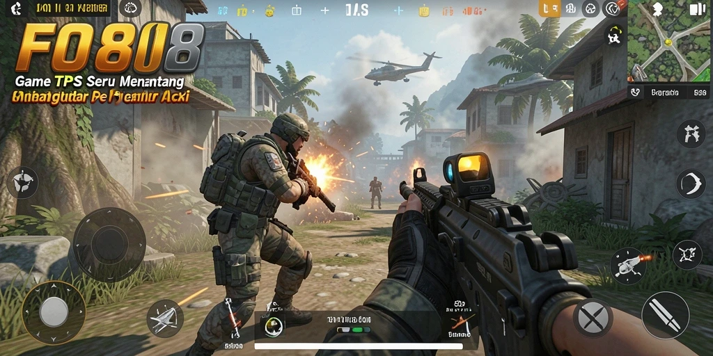 Gameplay FO8 yang intens dan seru saat aksi pertempuran.