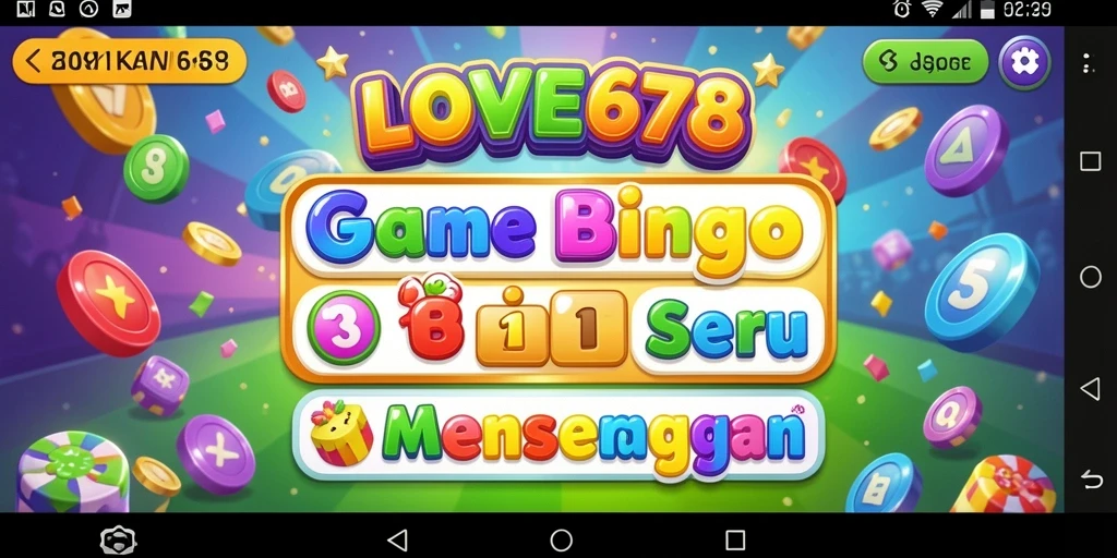 Tampilan gameplay seru dari LOVE678 yang menampilkan keseruan Bingo.