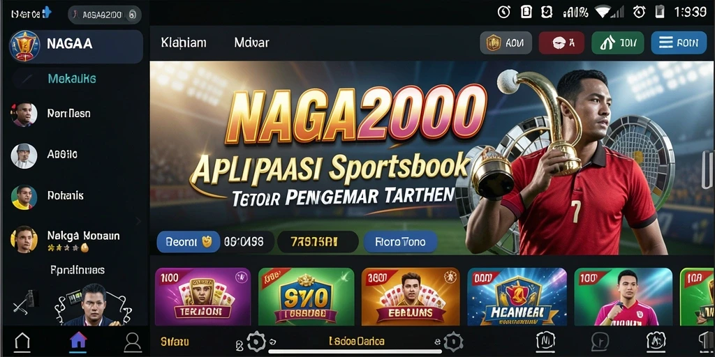 Screenshot NAGA2000 menunjukkan pengalaman taruhan yang menarik.