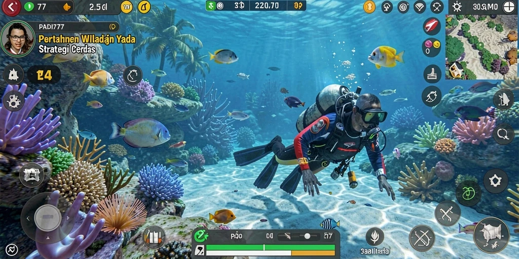 Tampilan gameplay PADI777 yang mendebarkan dengan berbagai menara strategis.