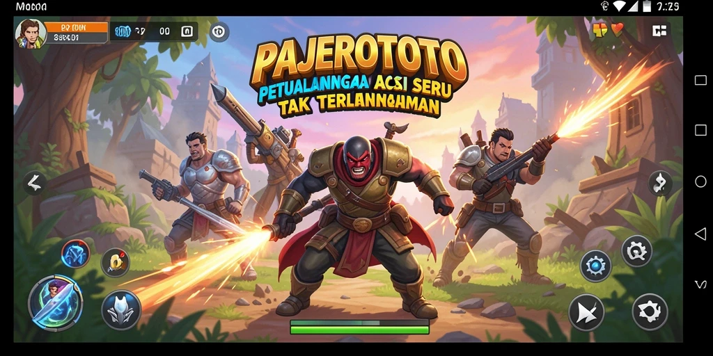Tampilan aksi seru dalam gameplay PAJEROTOTO yang menegangkan.