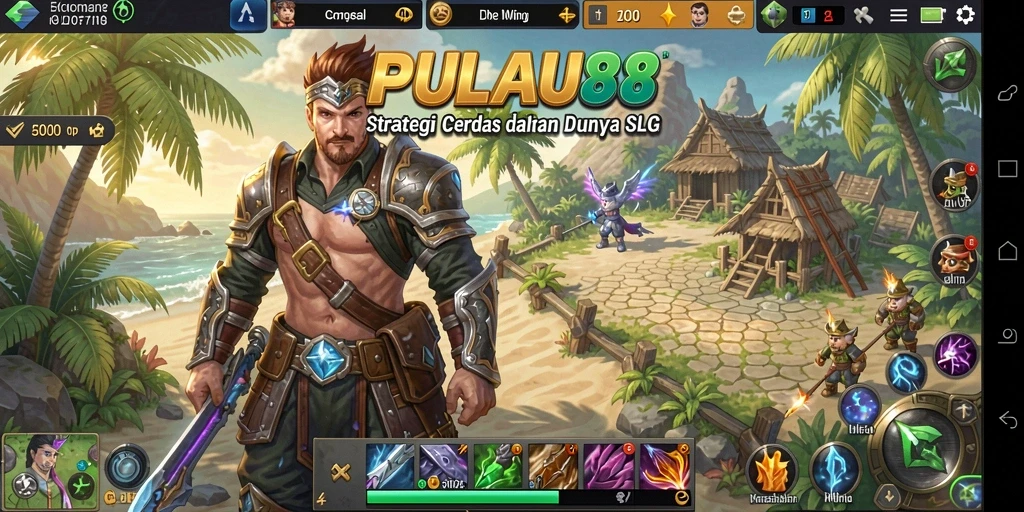 Tangkapan layar menampilkan aksi mendebarkan dari gameplay SLG PULAU88.