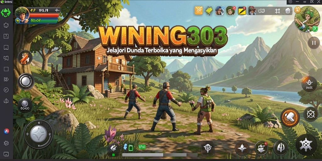 Tampilan gameplay mengasyikkan dari WINNING303 di dunia terbuka.